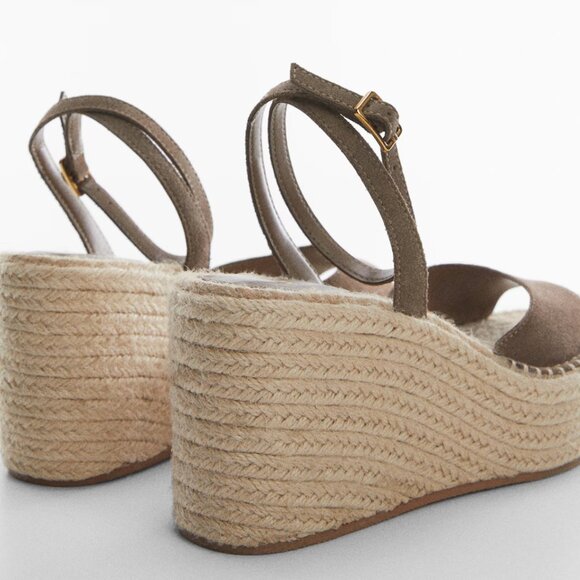 Mango Wedge leather sandals - Picture 3 of 3